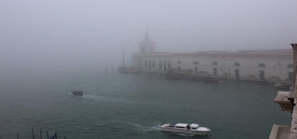Benátky - mlha , www.radicestujeme.eu