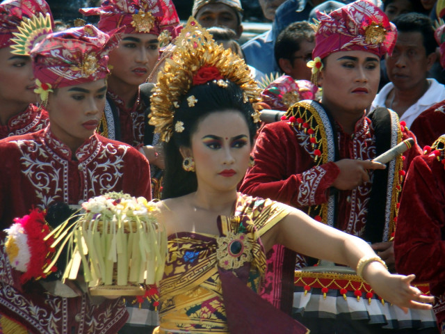 Tanečnice na Bali