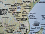 Tanzanie , mapa