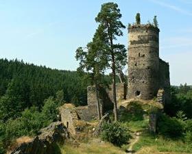 Ruiny hradu Gutštejn