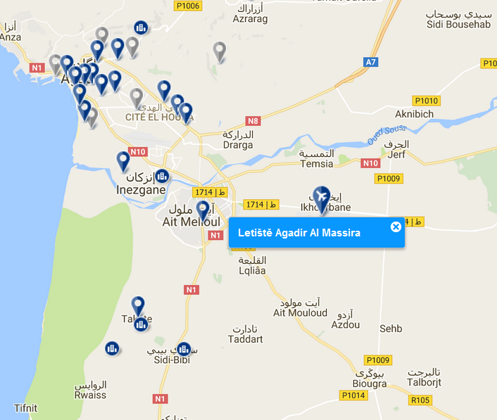 Agadir - hotely