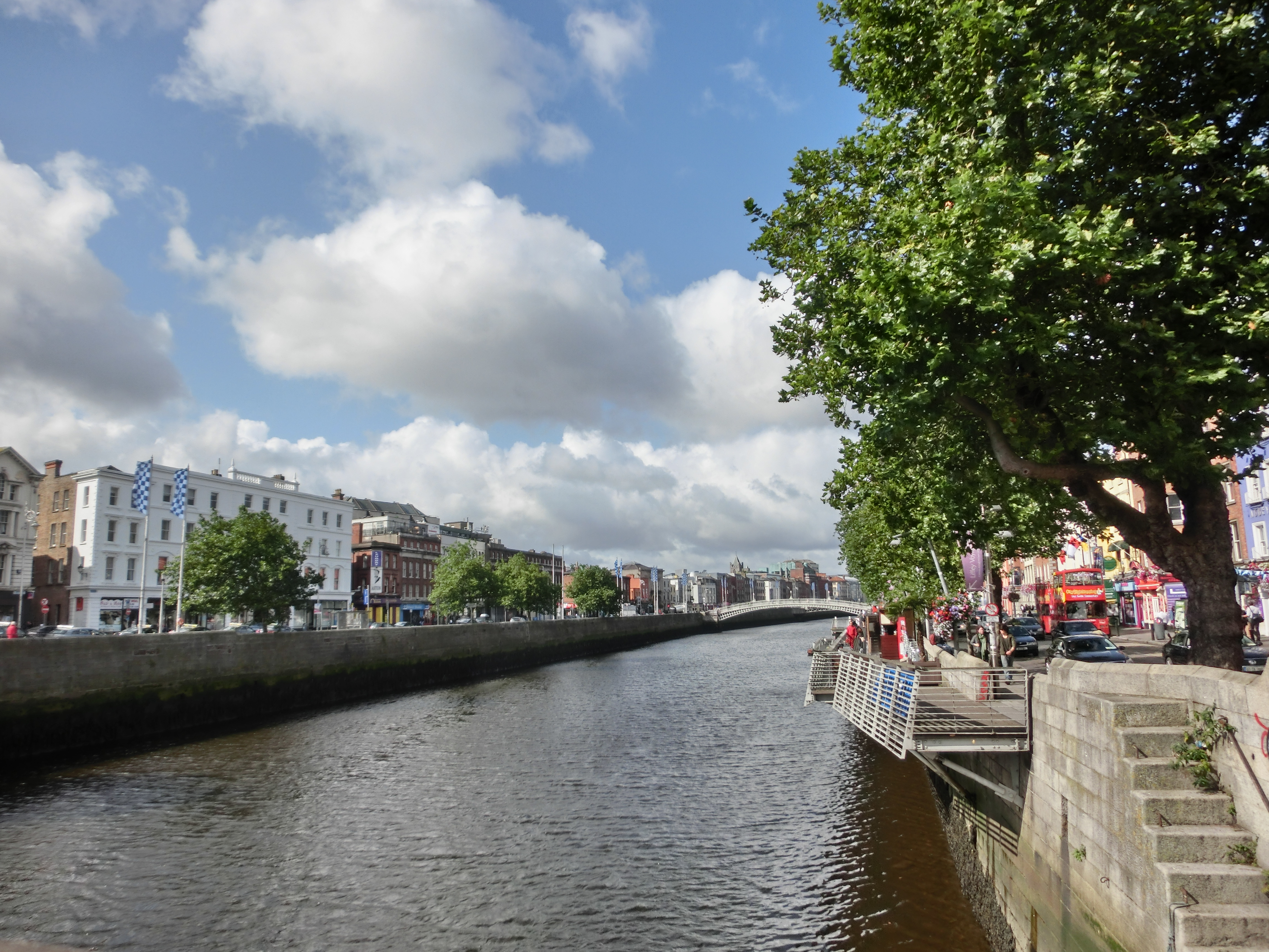 Dublin-řeka Liffey