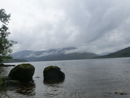 Loch Lomond, pohled z kempu Sallochy