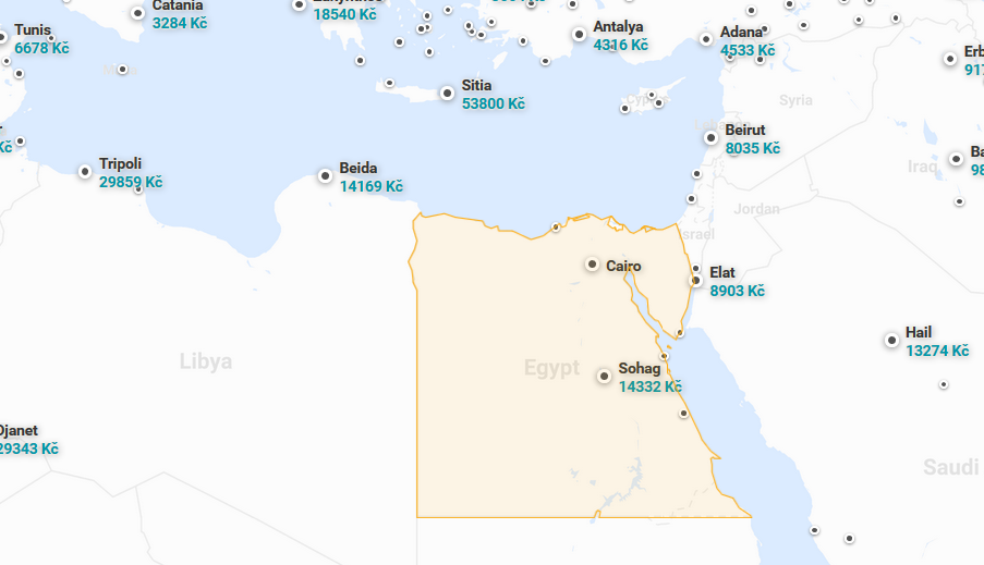 Egypt Mapa