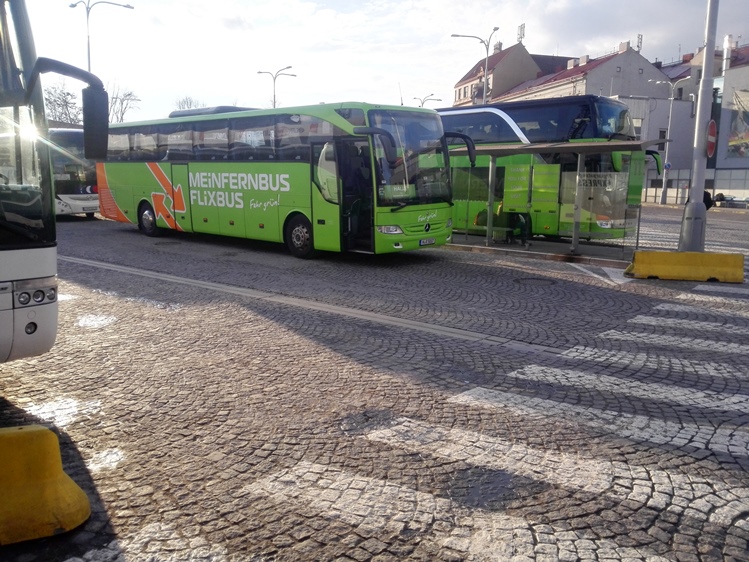 Flixbus v Praze, www.radicestujeme.eu