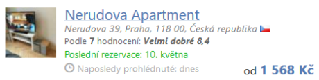 Nerudova Apartment