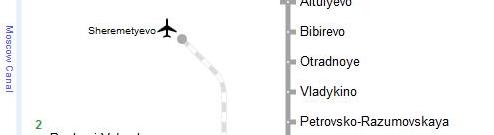 Mapa - Moskevské metro