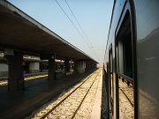 Pohled z italského vlaku